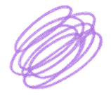 Purple scribble
